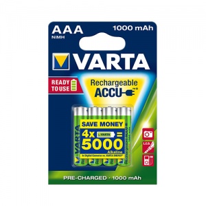 Rechargeable Accu 5703 - Nabíjateľná batéria - AAA Micro - 1000 mAh
