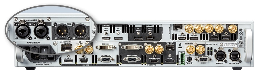 XLR audio expansion card