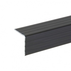 6105 BLK Aluminium Case Angle black 30 x 30 mm