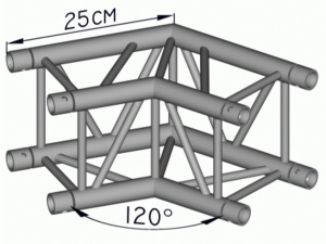 SBE18-4-120  2 cestný roh 120°  