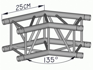 SBE18-4-135  2-cestný roh 135°