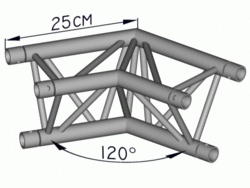 SBE18-3-120 2 cestný roh 120°