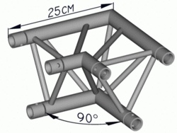 SBE18-3-90 2 cestný roh 90°