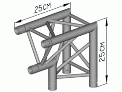 SBE18-3-END-U 2 cestný roh 90°