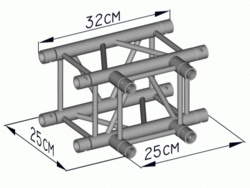 SBE18-4-T 3 cestný T-diel