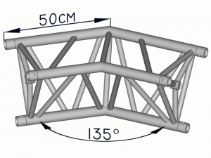 SBE40-3-135 2-cestný roh 135°