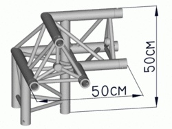 SBE29-3-90A-DL 3 Cestný Roh 90°