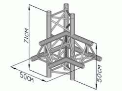 SBE29-3-90AA-UR 4 Cestný Roh 90°