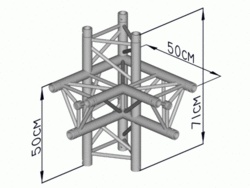 SBE29-3-90AA-UL 4 Cestný Roh 90°