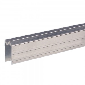 6102 ALT - Hliníkový hybrid profil pre 7 mm materiál bez skosenia