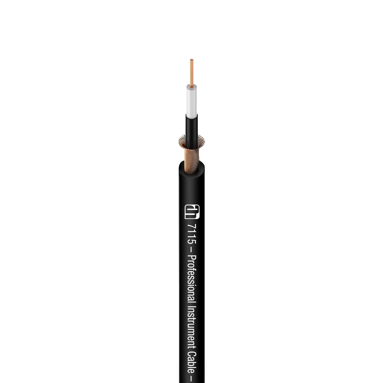 7115 BLK - Instrument Cable black