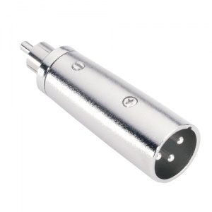 7867 - Adaptér XLR samec na RCA samec