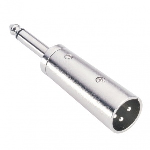 7872 - Adaptér XLR samec na Jack mono samec