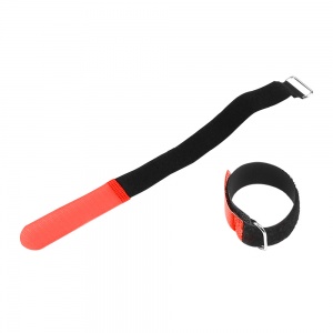 VR 1616 RED - Sťahovacia páska so suchým zipsom 160 x 16 mm červená