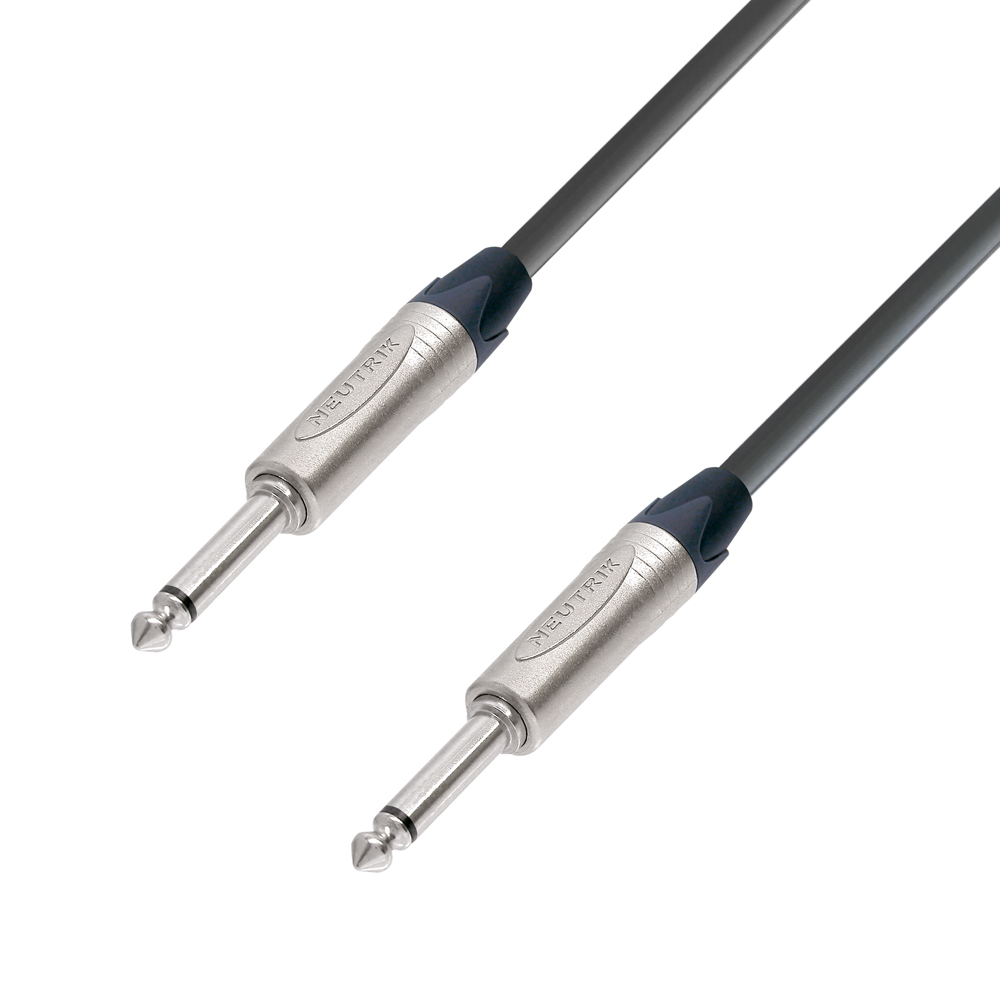 K5 S215 PP 0150 - Speaker Cable 2 x 1.5 mm2 Neutrik 6.3 mm Jack mono to