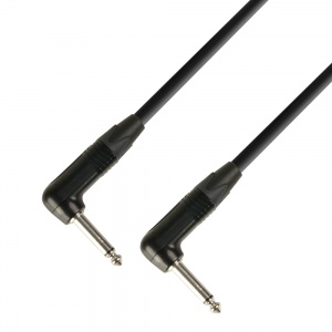 K5 IRR 0015 - Instrument Cable Neutrik 6.3 mm angled Jack mono to 6.3 mm
