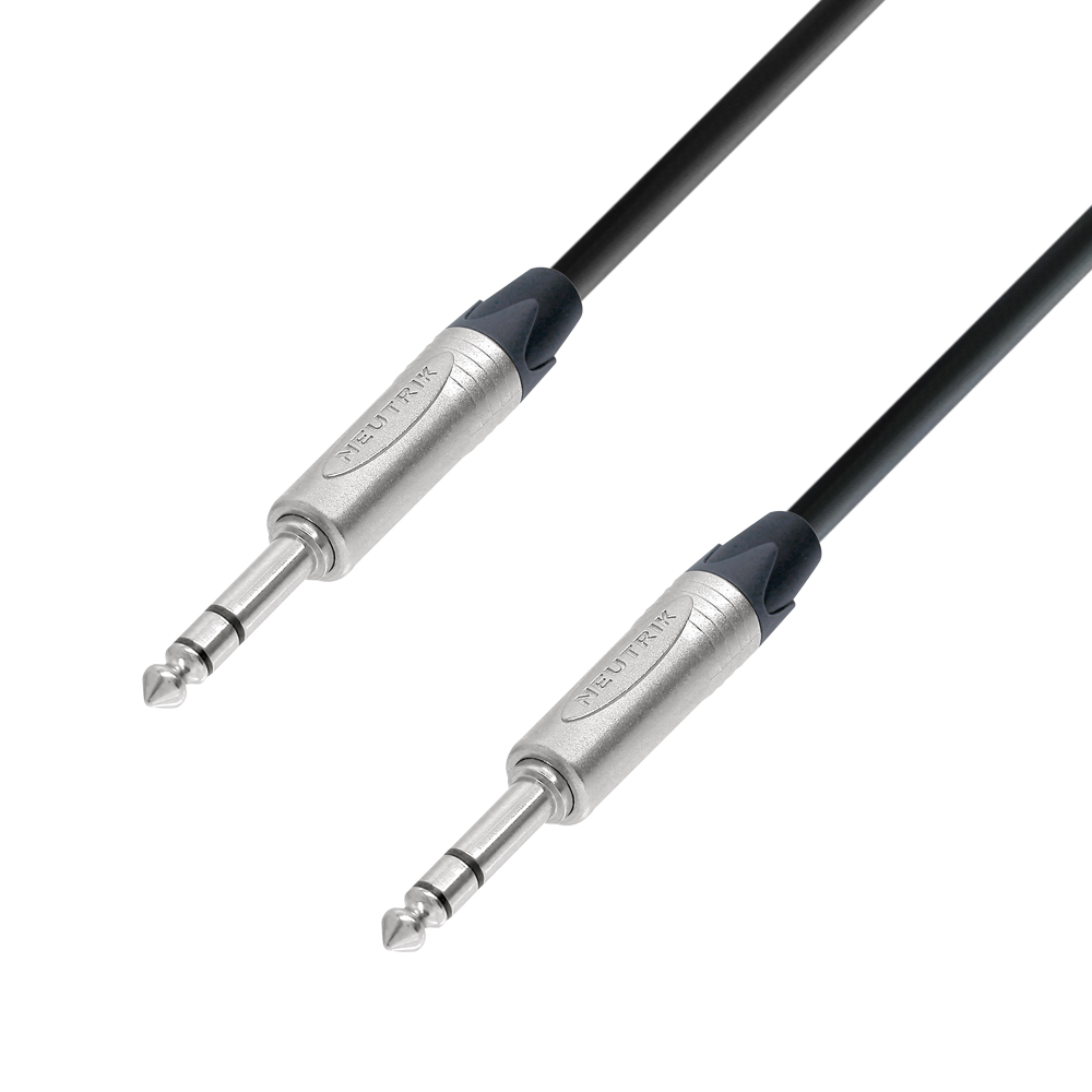 K5 BVV 0300 - Patch Cable Neutrik 6.3 mm Jack stereo to 6.3 mm Jack ster