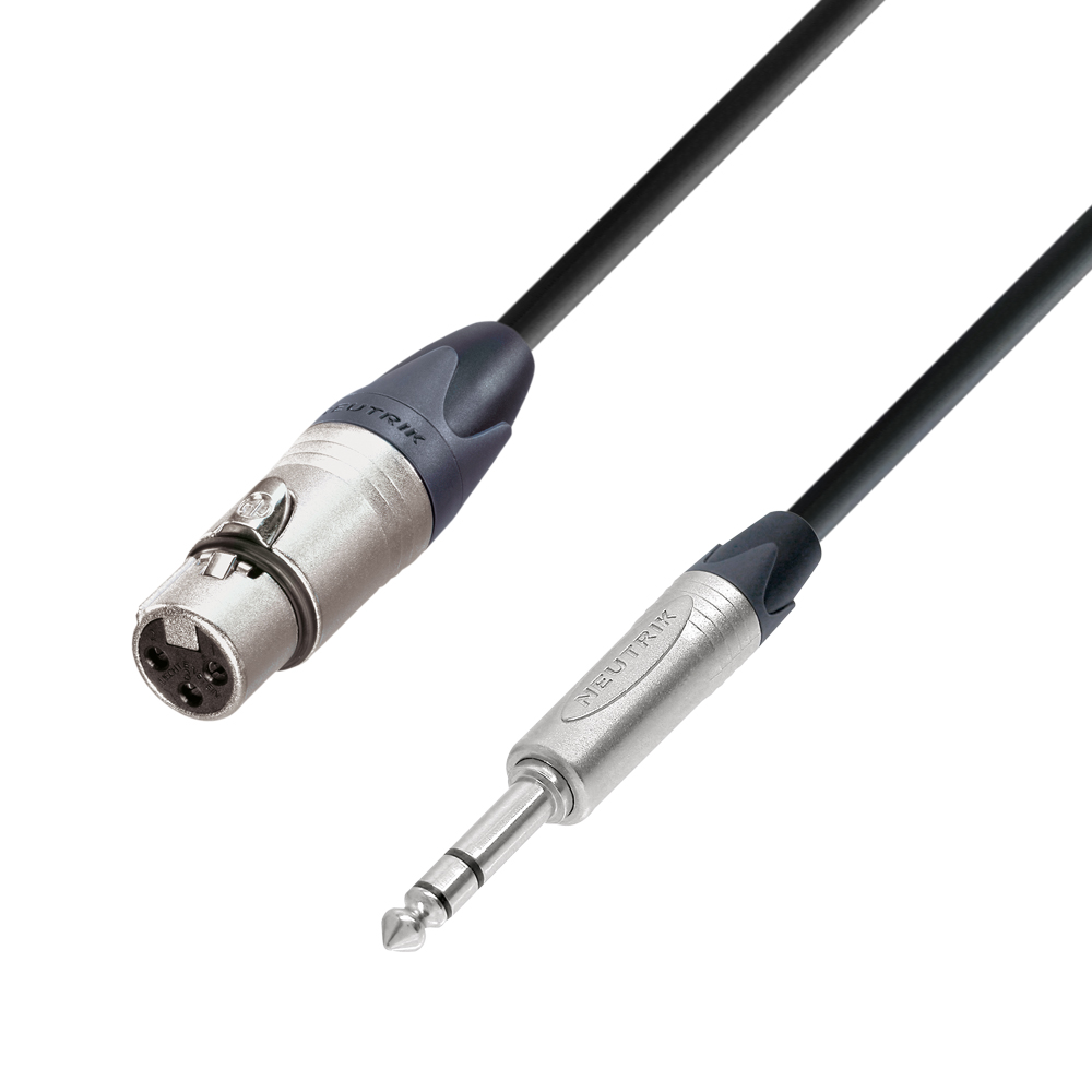 K5 BFV 0050 - Microphone Cable Neutrik XLR female to 6.3 mm Jack stereo