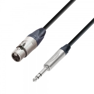 K5 BFV 0050 - Microphone Cable Neutrik XLR female to 6.3 mm Jack stereo