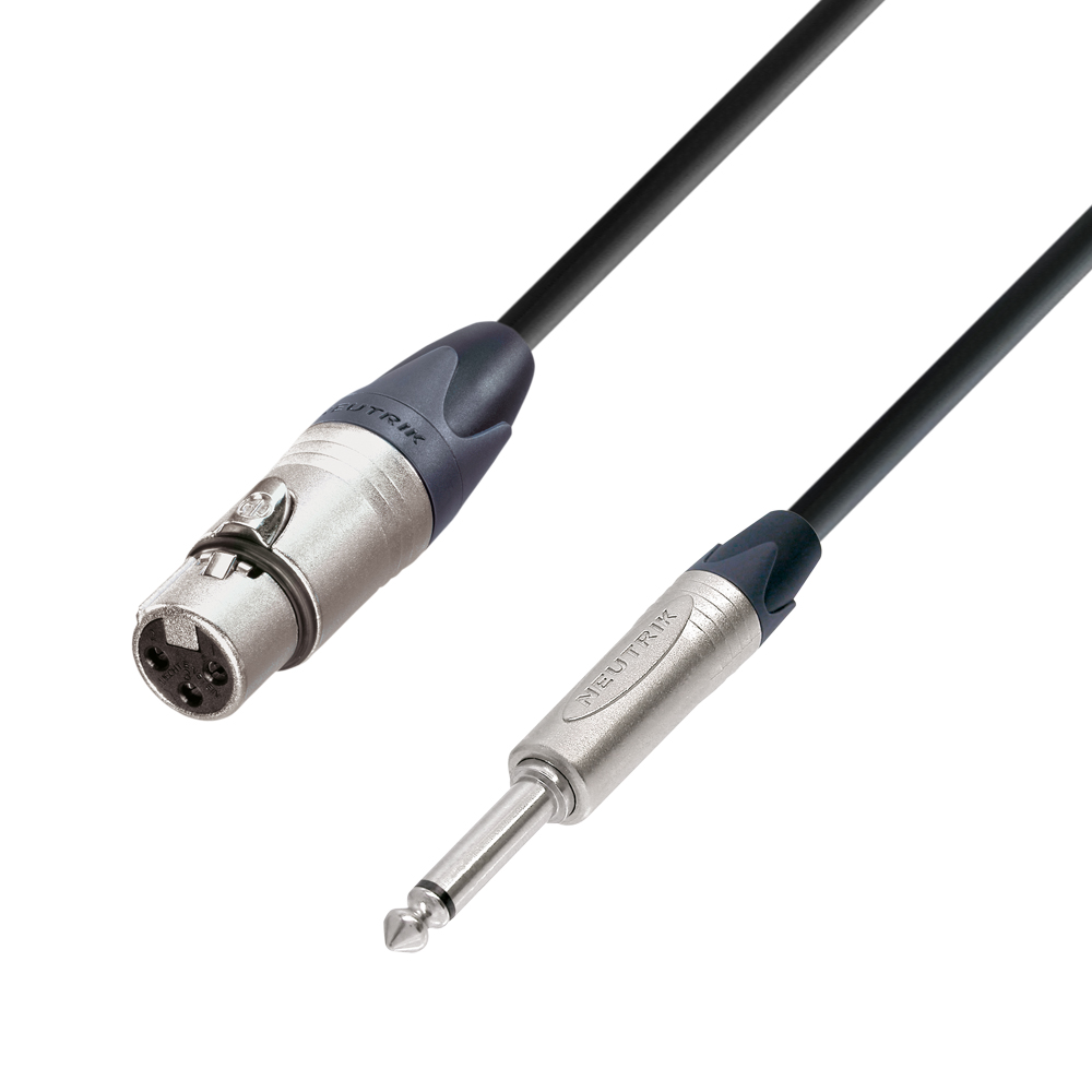 K5 MFP 0500 - Microphone Cable Neutrik XLR female to 6.3 mm Jack mono 5