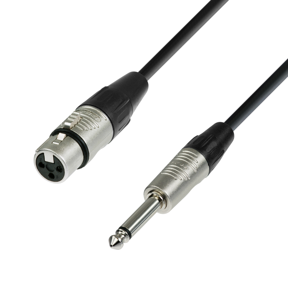 4 STAR MFP 0500 - Microphone Cable REAN XLR female to 6.3 mm Jack mono 5 m