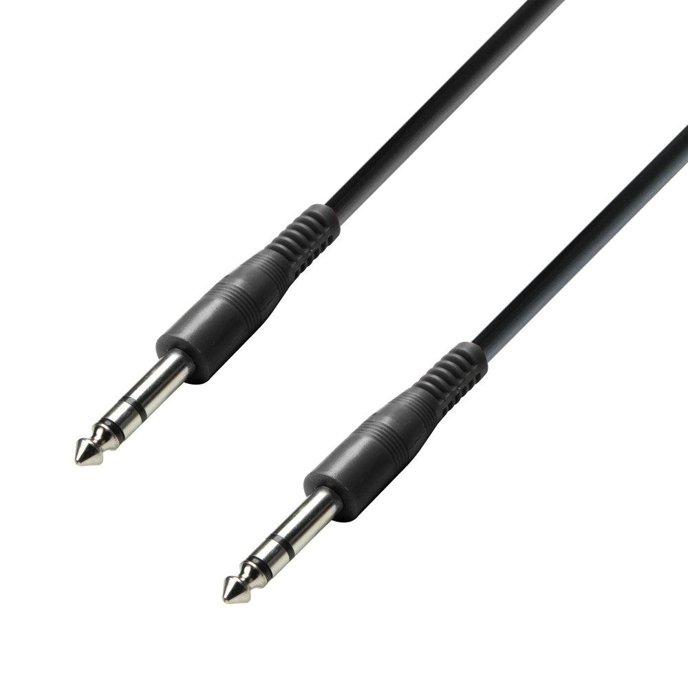 K3 BVV 0090 ECO - Patch Cable 6.3 mm Jack Stereo to 6.3 mm Jack Stereo 0