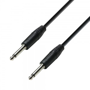 K3 S215 PP 0500 - Speaker Cable 2 x 1.5 mm2 6.3 mm Jack mono to 6.3 mm J