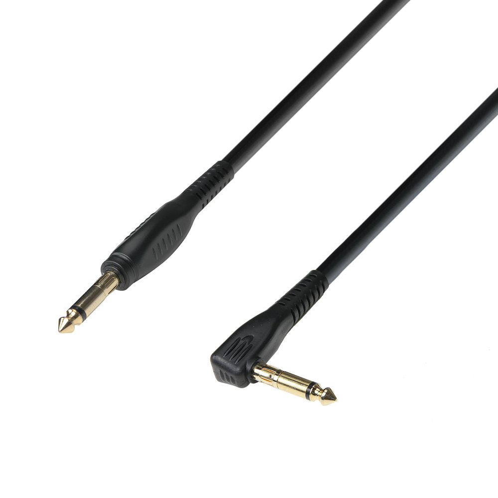 K3 IPR 0300 P - Instrument Cable 6.3 mm Jack mono to 6.3 mm angled Jack