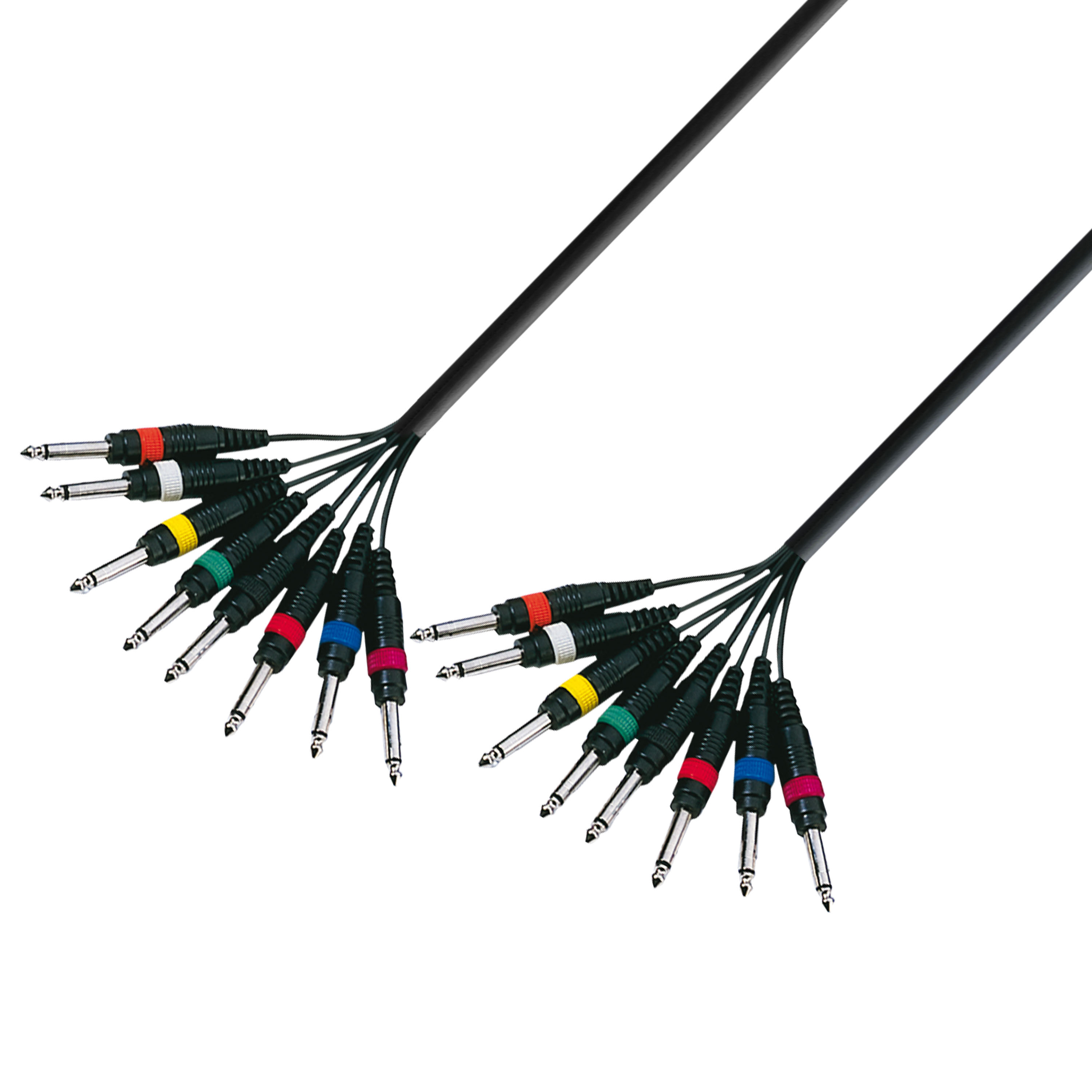 K3 L8 PP 0300 - Multicore Cable 8 x 6.3 mm Jack mono to 8 x 6.3 mm Jack