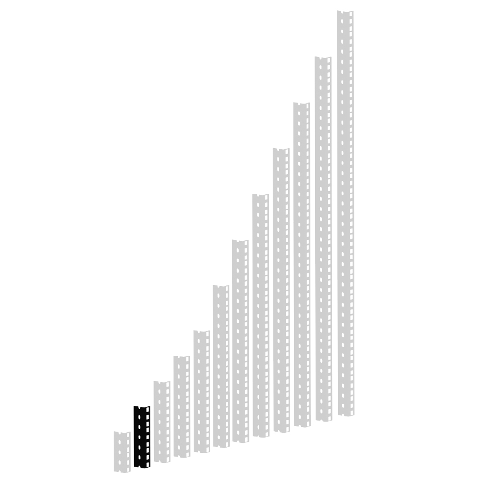 61535 B 3 - Racková lišta 3 U