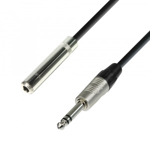 4 STAR BOV 0300 - Headphone Extension 6.3 mm Jack Stereo to 6.3 mm Jack Ster
