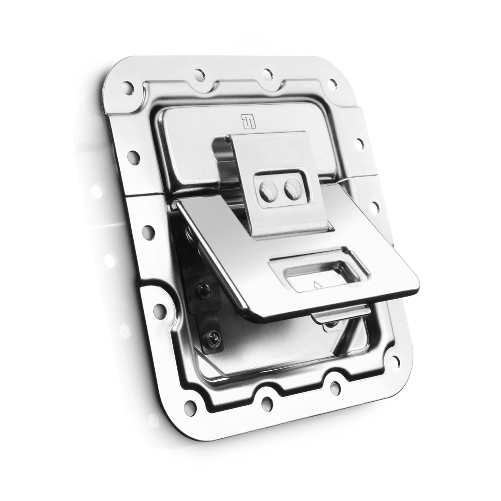 CLAPLOCK - Zámok pre flighcase zalomený 9,5 mm hlboký 