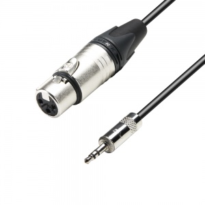 K5 MYF 0150 - Microphone Cable Neutrik XLR female to 3.5 mm Jack stereo