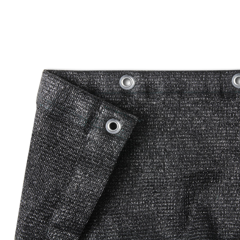 0158 X 46 B - Gauze, material 203 4x6m with eyelets, black