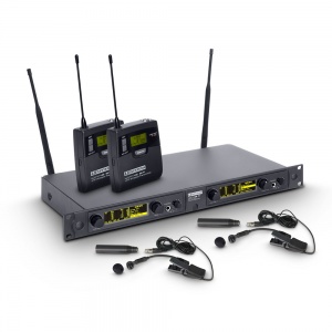WIN 42 BPW 2 - bezdrôtový mikrofónový systém 2 x vysielačom na opasok a 2 x mikrofónom na dychový nástroj