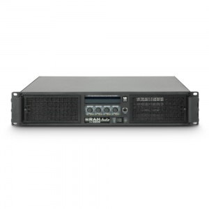 W 9004 DSP E AES - PA výkonový zosilňovač 4 x 2260 W 2 ohmy vr. DSP s digitálnym vstupom + ethernetovým modulom AES/EBU