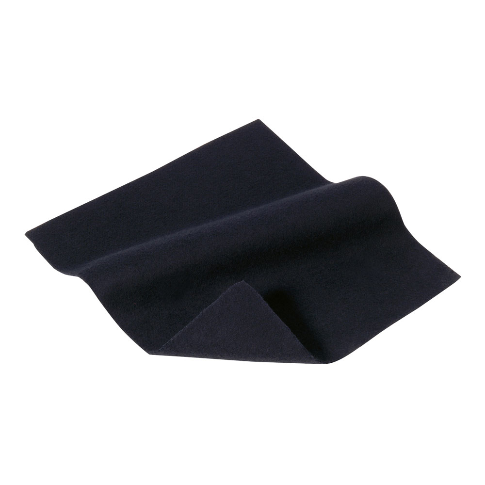 0151 B - Deco Molton B1 black 160g/m2, 300 cm wide