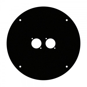 70225 D 2 - Predný panel pre káblový bubon 70225 s 2 x otvormi typu D 