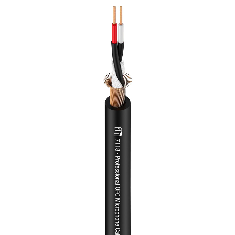 7118 - Microphone Cable black