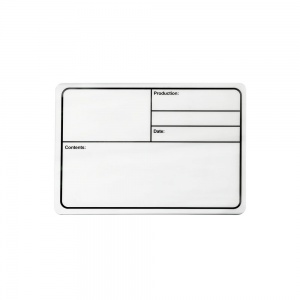 88001 M - Etiketa plastová biela magnetická 177x127mm