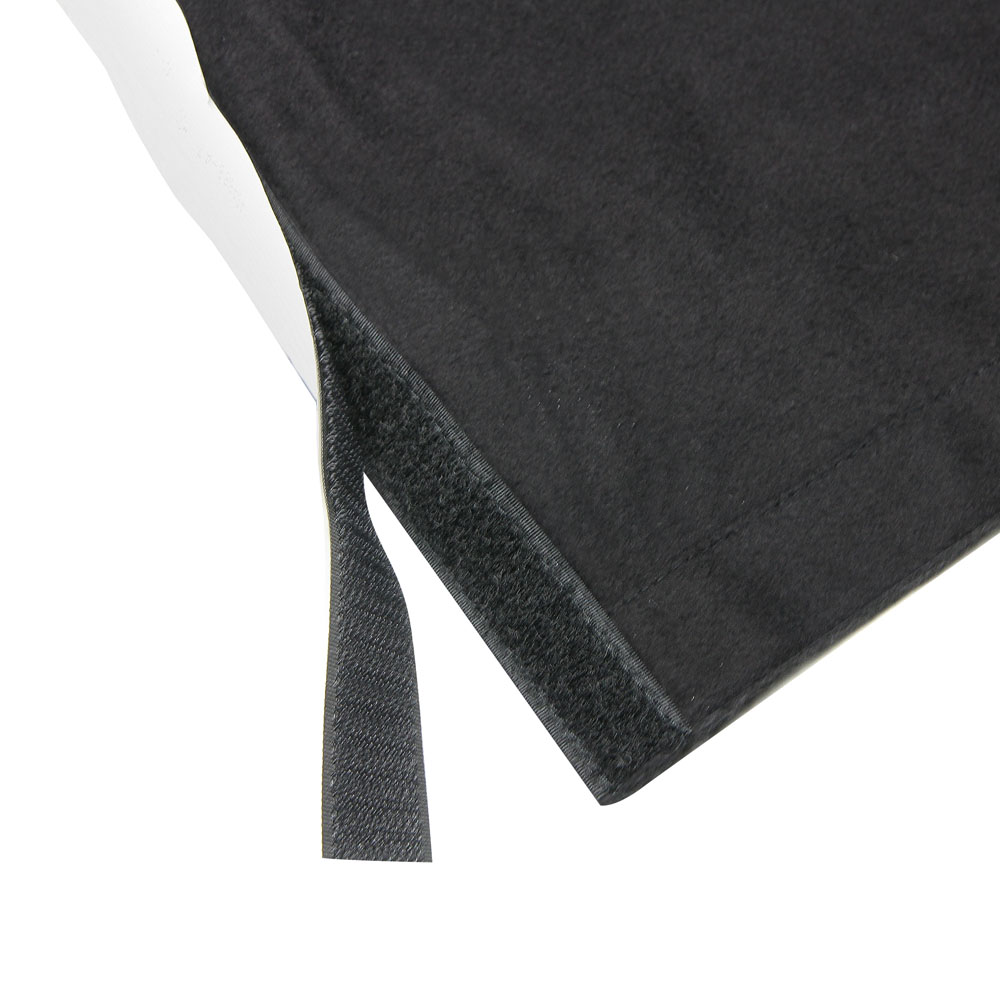 0153 X 6006 - 60 m Platform cladding Molton B1 with Velcro tape 60