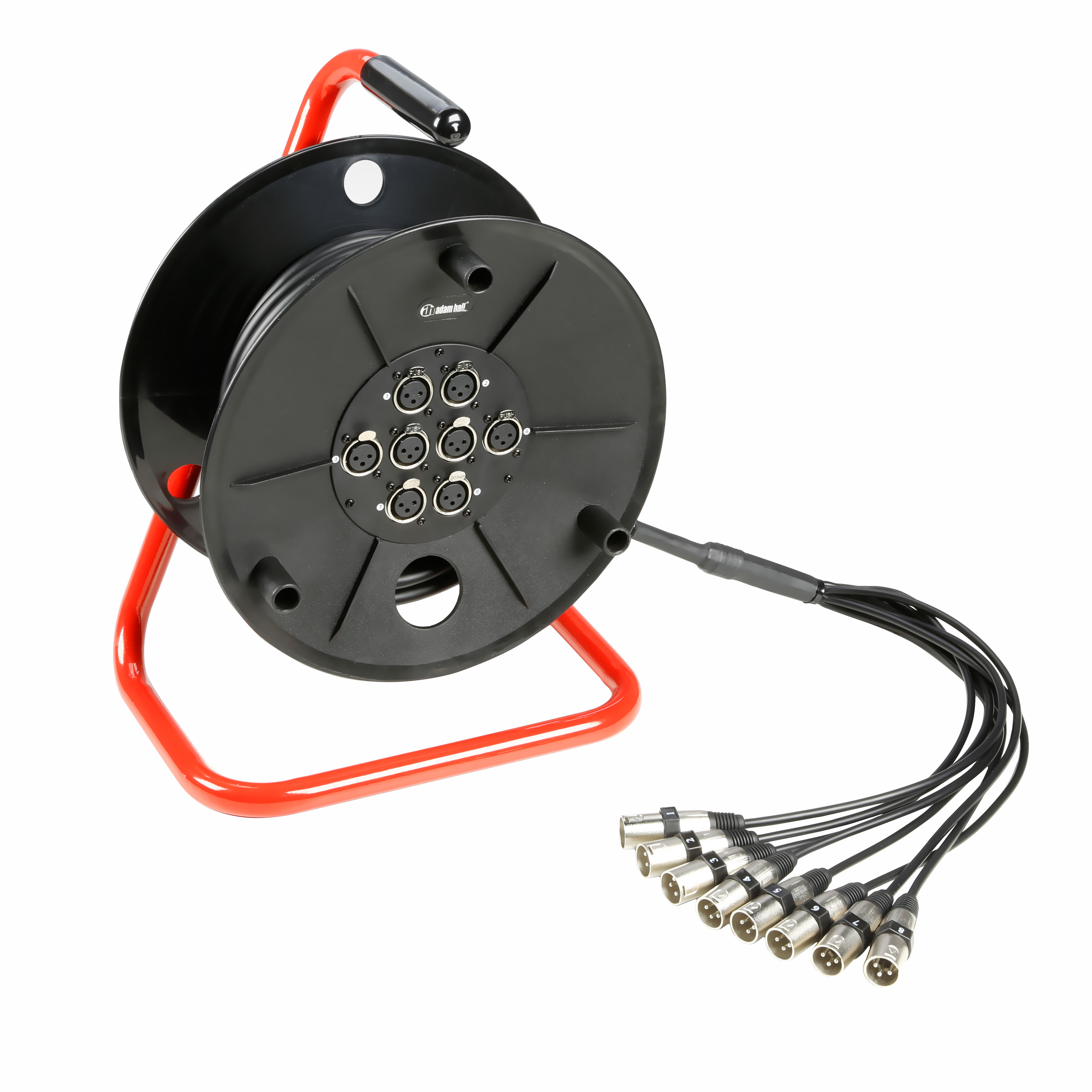 K 3 CDMC 8015 - 3-Star 15 m 8/0-Channel Audio Snake Reel