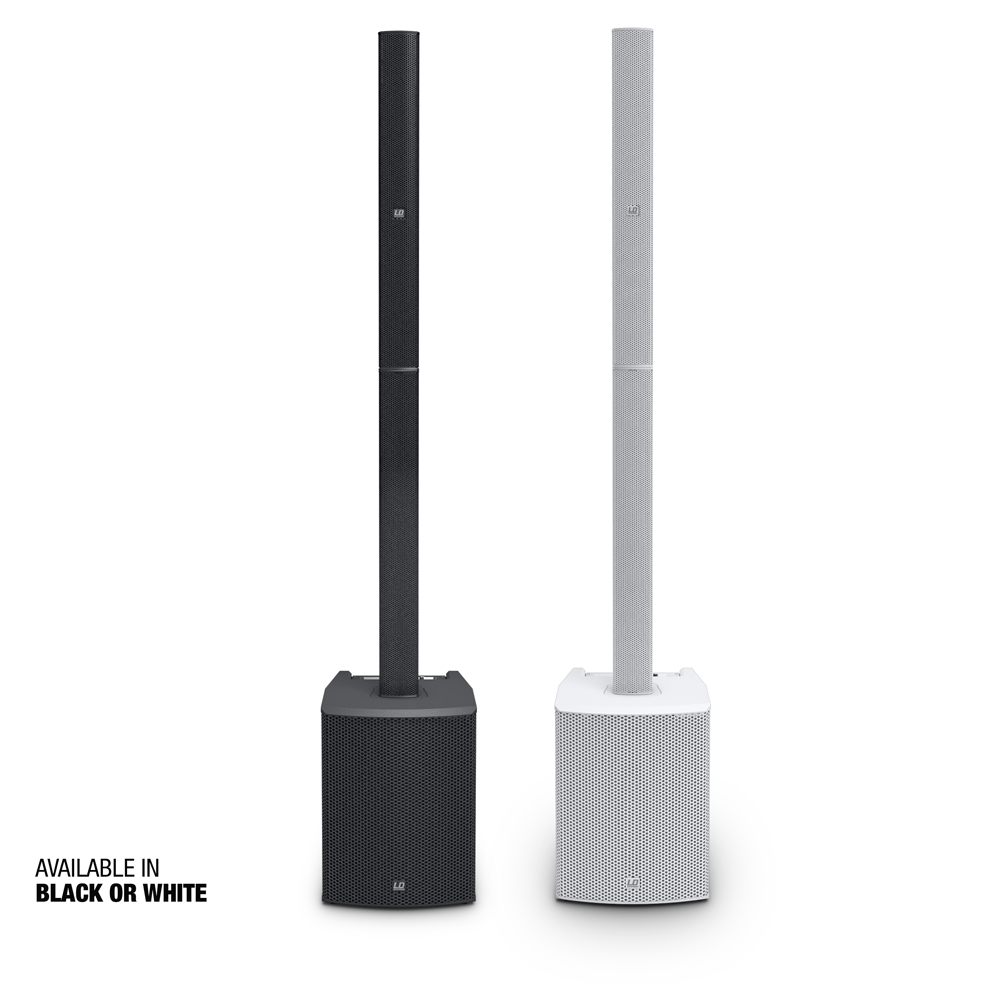 MAUI 28 G2 W - Kompaktný stĺpový PA systém aktívny so zabudovaným mixérom a Bluetooth,biely