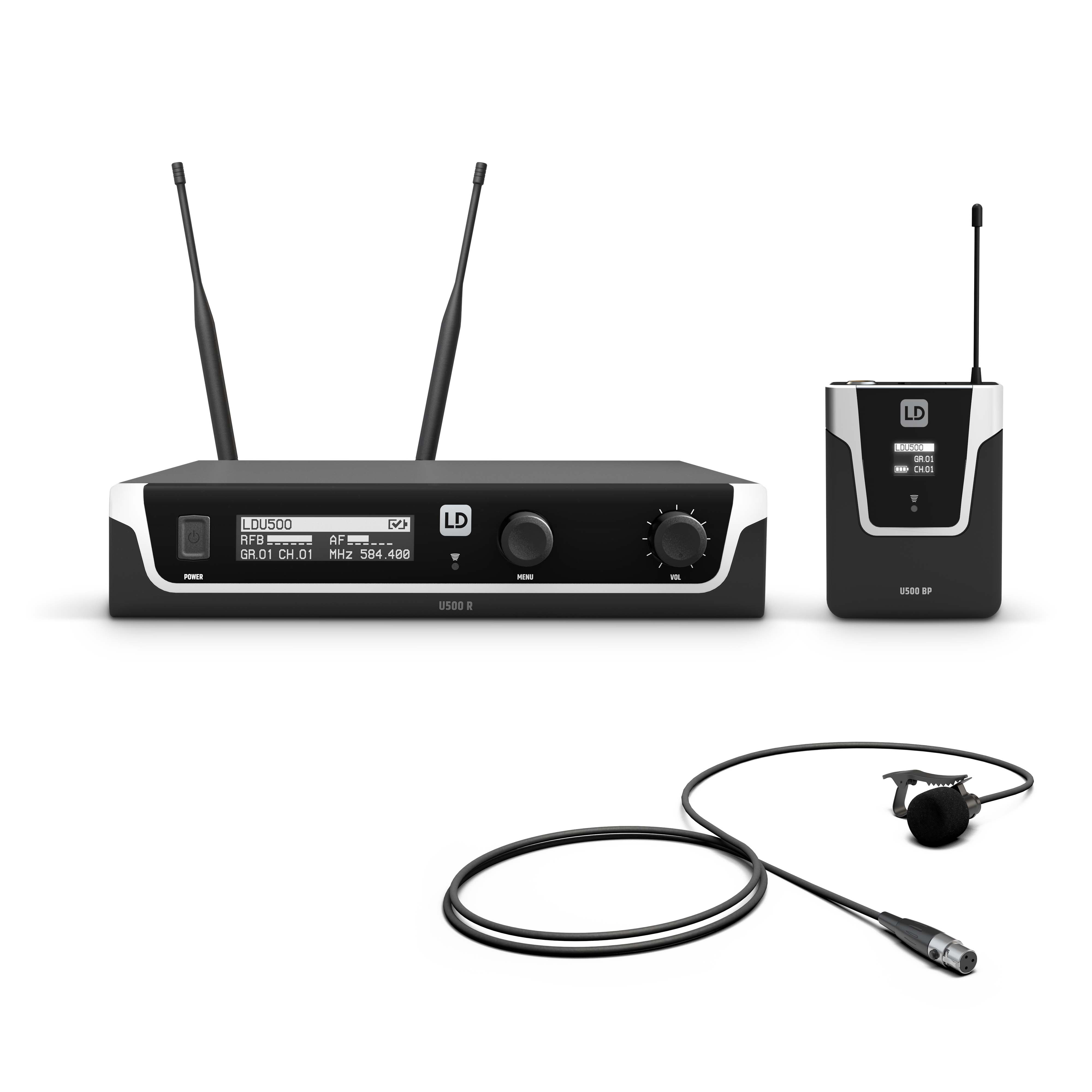 U505 BPL - Bezdrôtový mikrofónový systém s bodypackom a klopovým mikrofónom (Lavalier)- 584 - 608 MHz