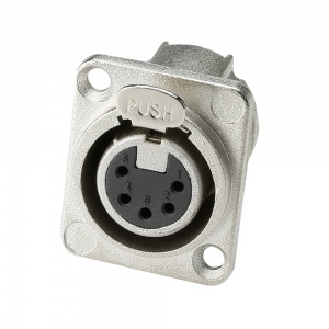 7892 - konektor chassis XLR 5-PIN samica typu D