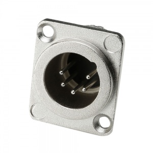 7893 - XLR konektor chassis 5-kolíkový samec, typ D