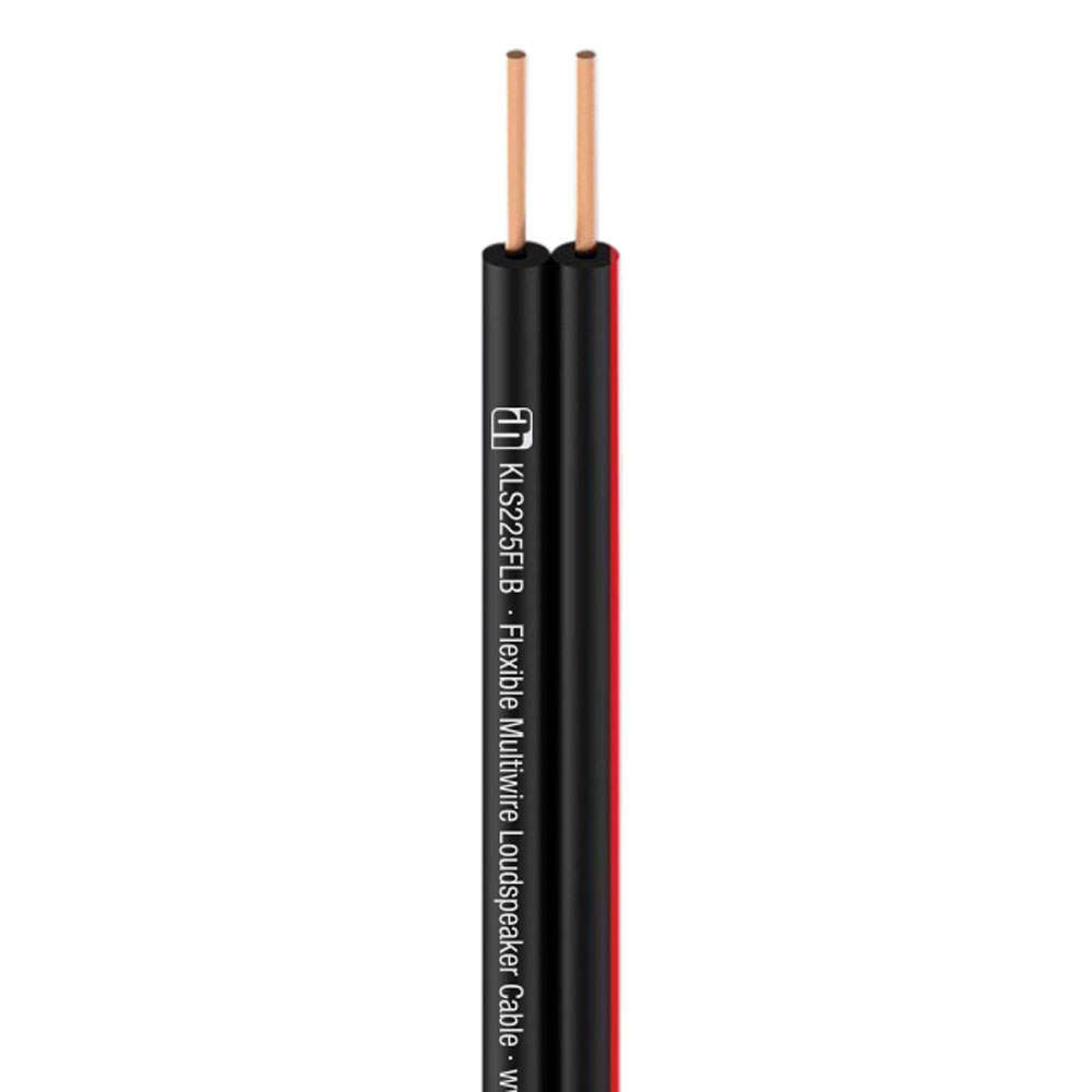 KLS 225 FLB - Flexible Multiwire Loudspeaker Cable 2 x 2.5 mm2 black