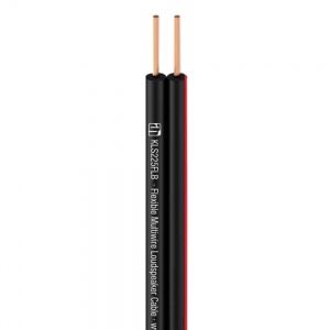 KLS 225 FLB - Flexible Multiwire Loudspeaker Cable 2 x 2.5 mm2 black