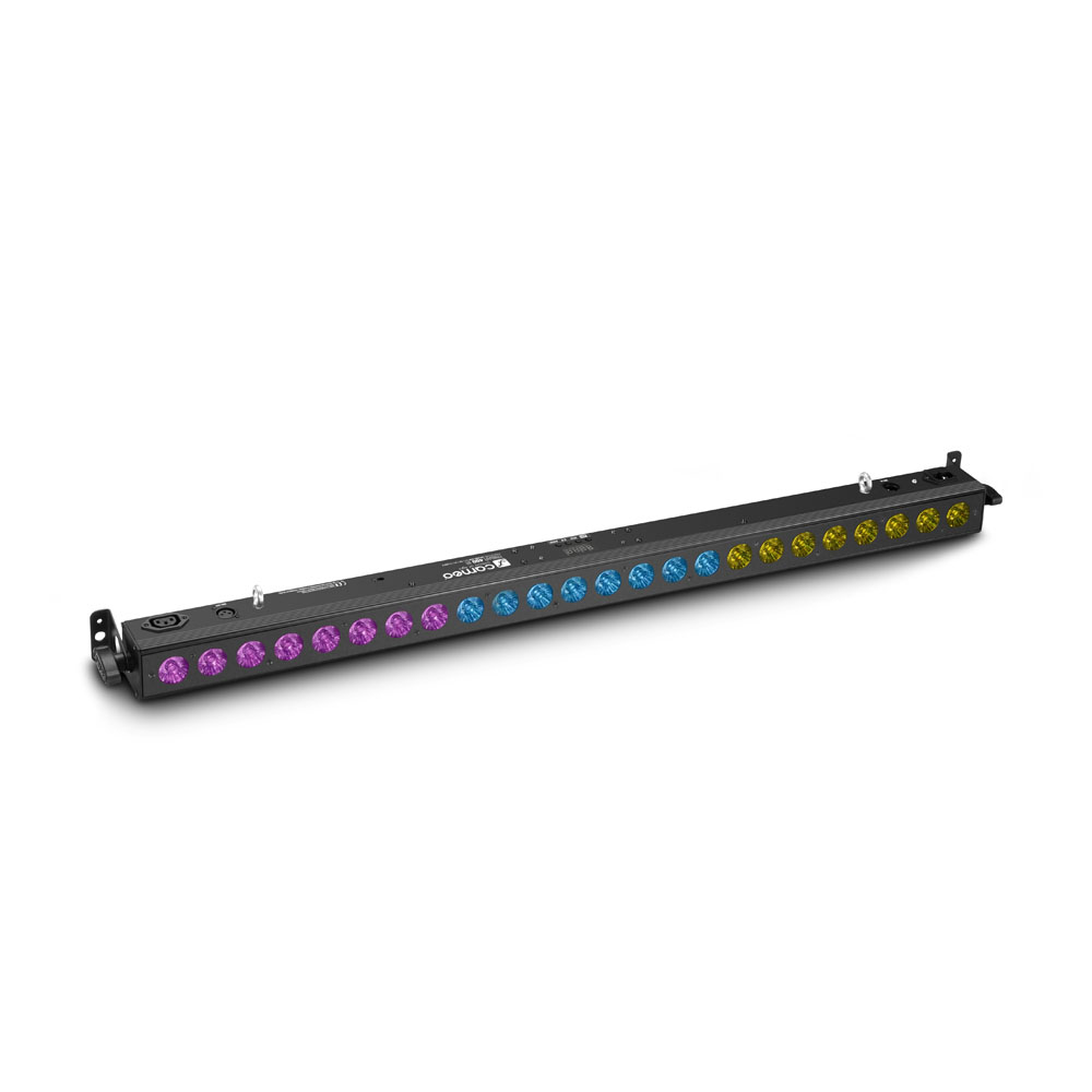 TRIBAR 400 IR - 24 x 3 W TRI LED Bar v čiernom kryte s diaľkovým ovládaním