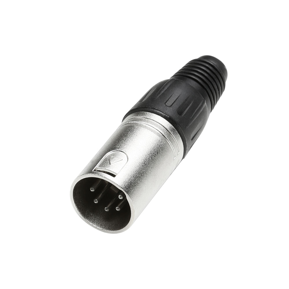 7901 - XLR konektor samec 5-pin strieborná 